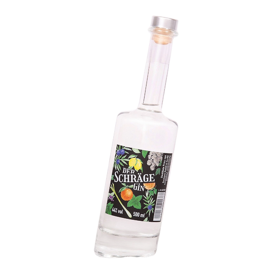 Der Schräge Gin mit auffälligem, kreativem Design